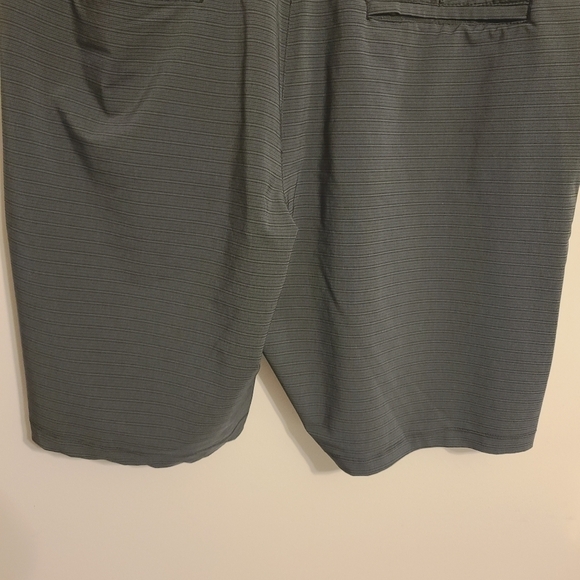 Hang Ten | Men's Gray and Black Striped Hiking or Athleisure Shorts (Size 40) - Picture 12 of 13